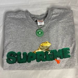 Authentic Supreme Lizard Tee 🦎 
From Stock X ✔️